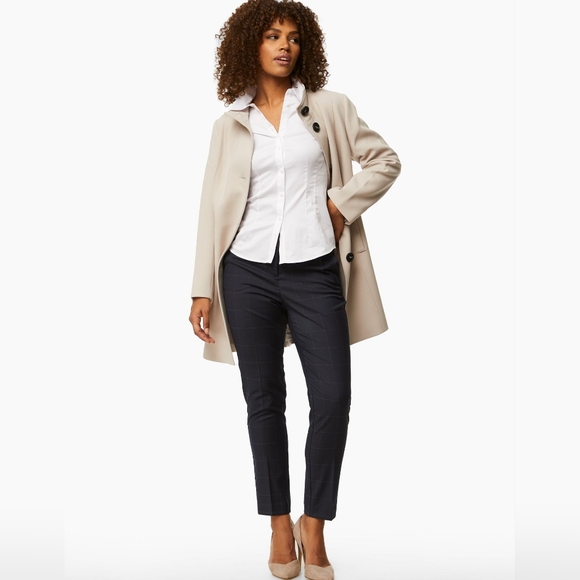 NWOT Laura Petites City Fit Plaid Trousers - Picture 3 of 5